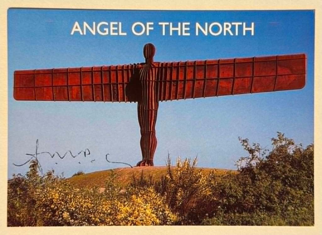Antony Gormley - gesigneerde kaart, Antiek en Kunst, Ophalen of Verzenden