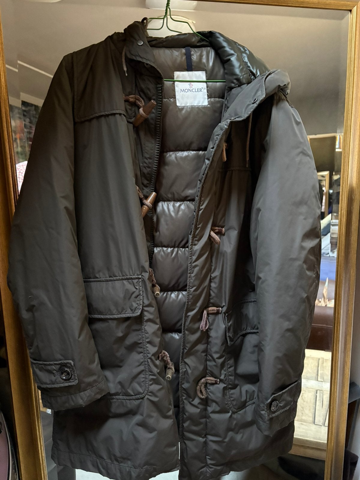 Moncler Rare vintage pufferjack, Kleding | Heren, Ophalen, Gedragen, Maat 52/54 (L), Groen