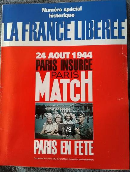 Paris Match „Frankrijk bevrijd” nr. 2362, Ophalen of Verzenden, Zo goed als nieuw, Krant