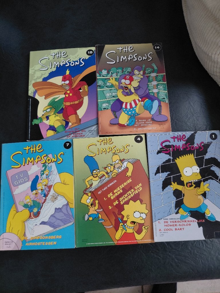 The Simpsons strips, Enlèvement ou Envoi, Utilisé