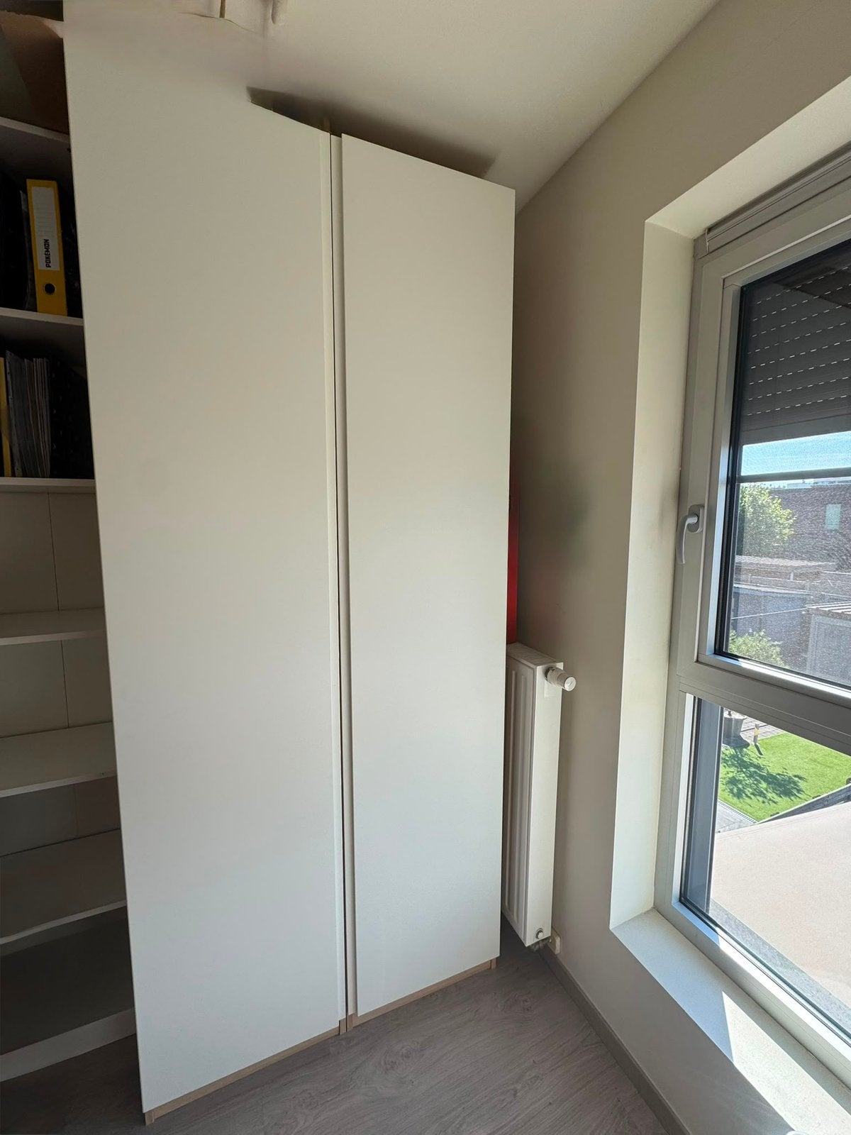 PAX kleerkast beige/wit (Ikea), Huis en Inrichting, Kasten | Kleerkasten, Ophalen, Zo goed als nieuw