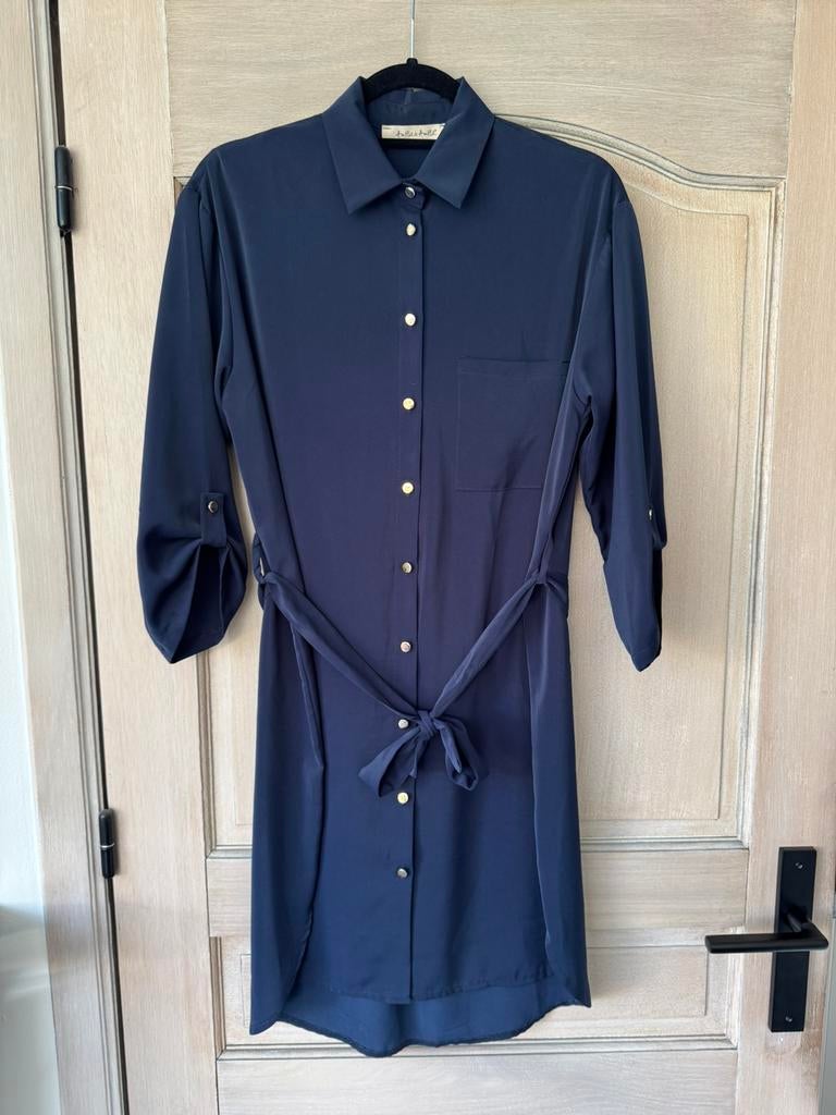 Amélie & Amélie blauw kleed, Kleding | Dames, Jurken, Zo goed als nieuw, Maat 38/40 (M), Blauw, Boven de knie, Ophalen of Verzenden