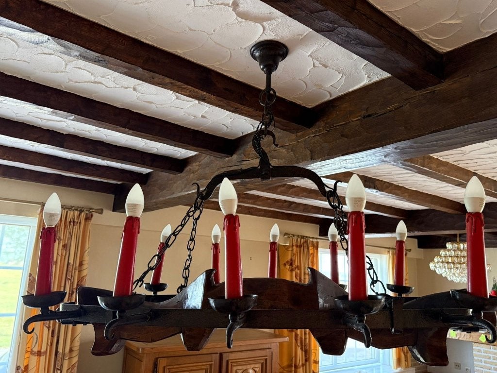 Antieke luster, Ophalen