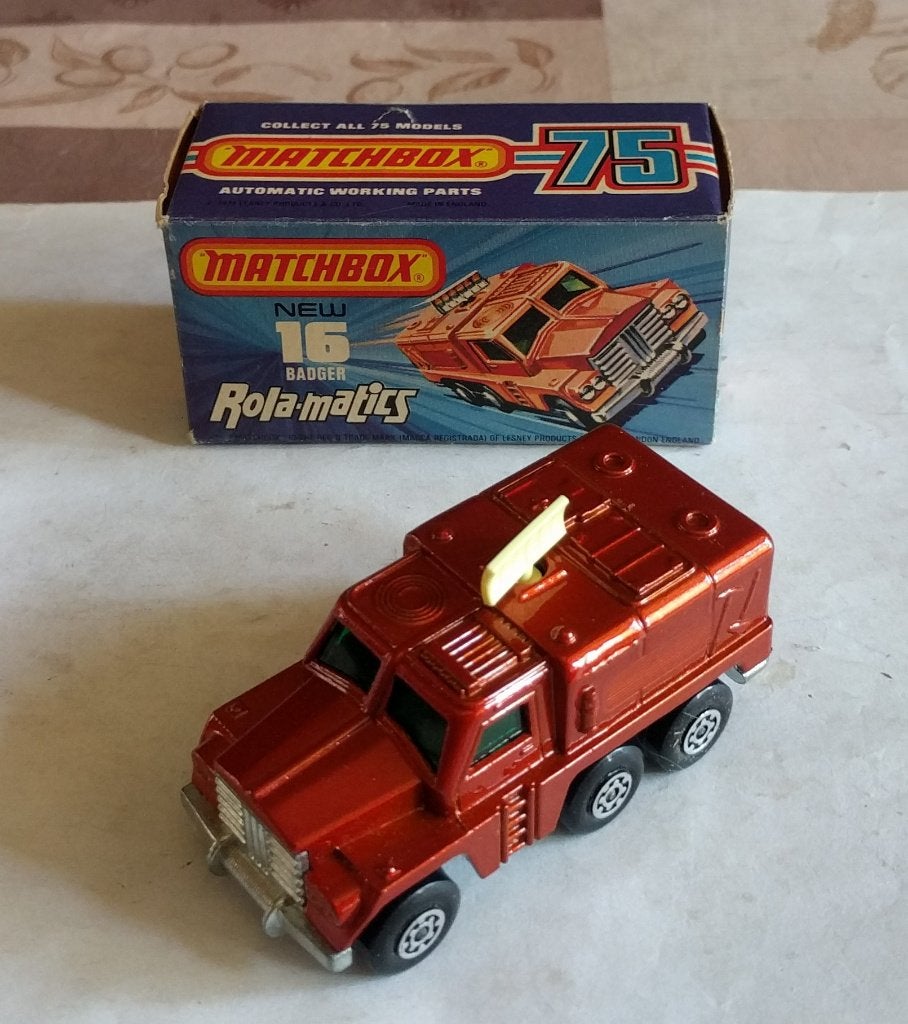 Matchbox #16 Badger, Ophalen of Verzenden, Zo goed als nieuw, Auto