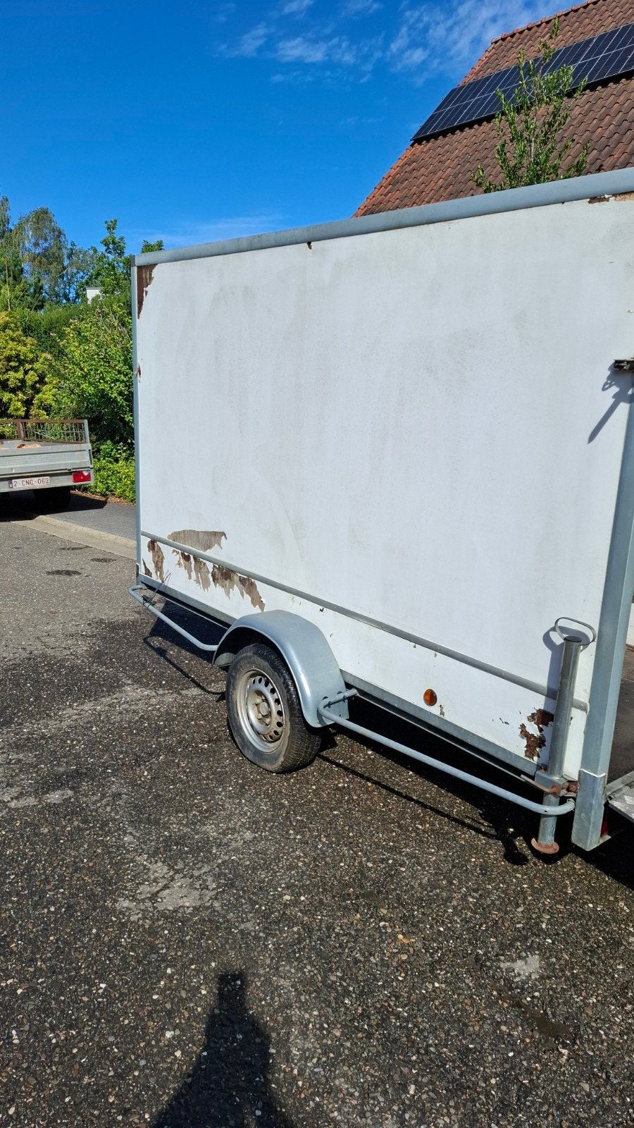 gesloten aanhanger, Enlèvement, Utilisé