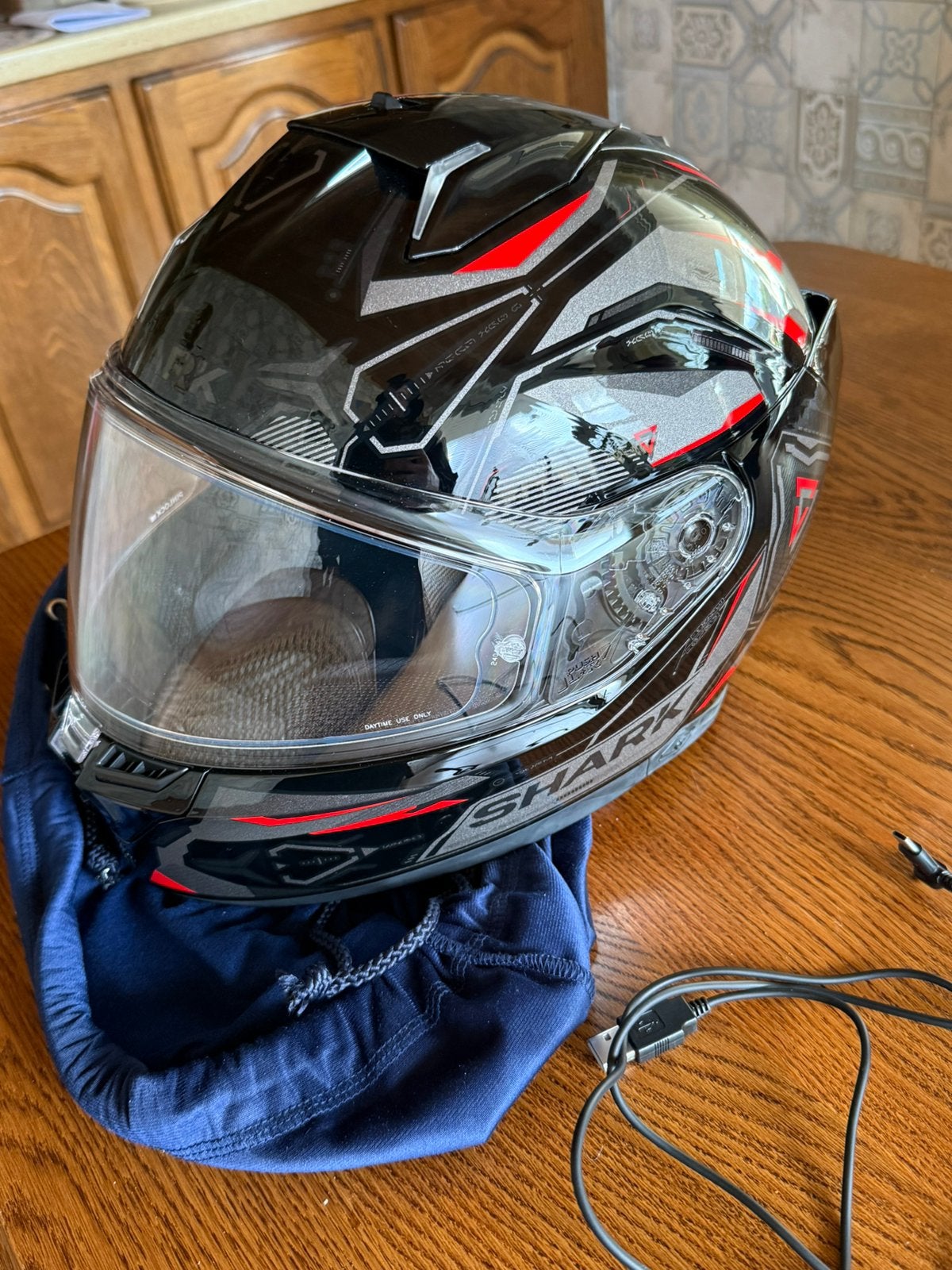 Motorhelm shark skwal I3, Ophalen, Nieuw zonder kaartje, M, Shark