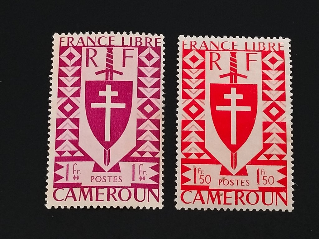 Cameroun 1942 - France libre, Envoi, Autres pays, Non oblitéré