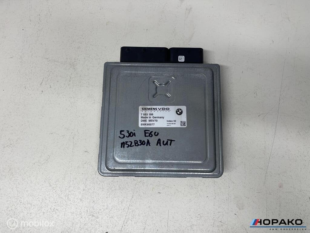 ECU / Motorcomputer BMW 5 serie e6x 7553166 | MSV70, Gebruikt, Einsteinlaan 5, rijswijk, Bmw, Ophalen of Verzenden