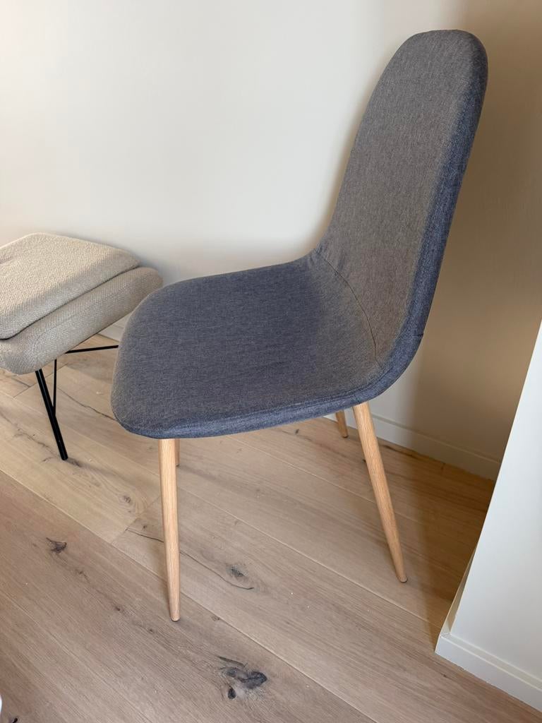 Chaise moderne à vendre, Maison & Meubles, Chaises, Enlèvement, Comme neuf, Tissus