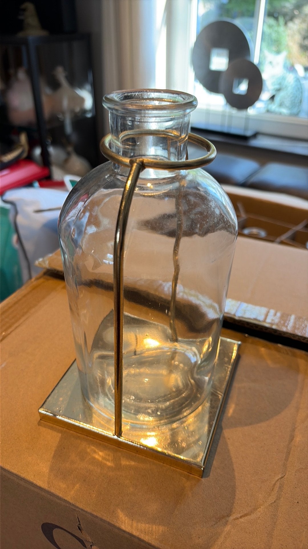 Vases avec supports, Enlèvement, Utilisé, Décoration