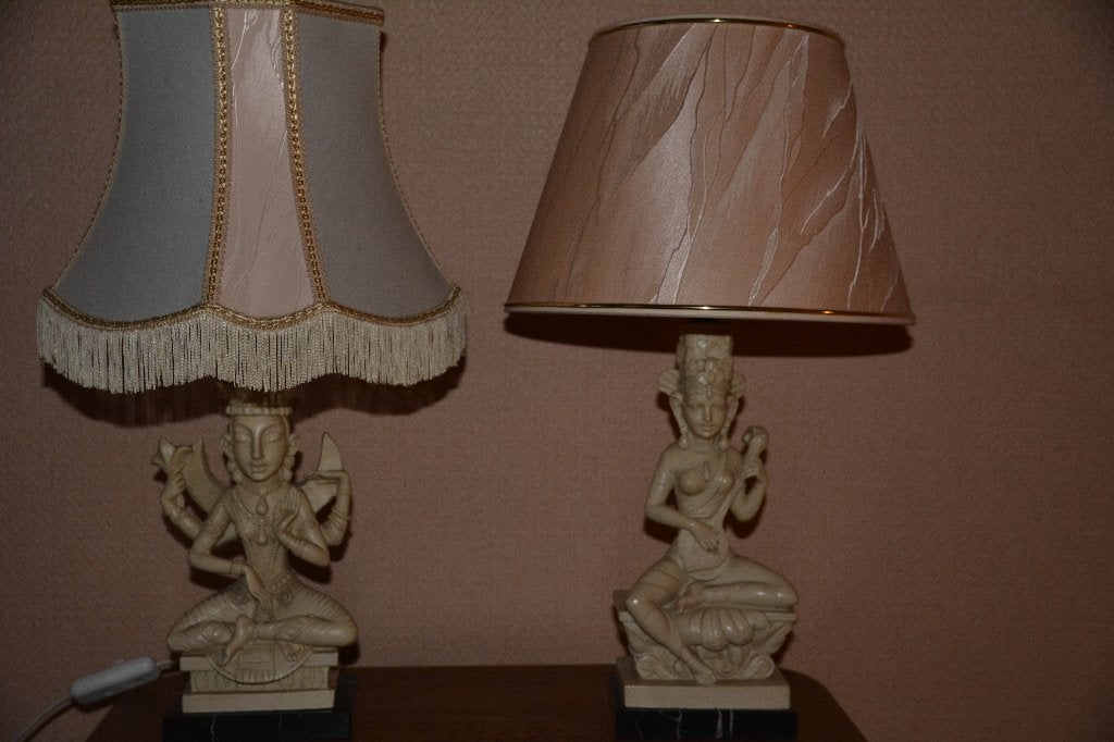 Tafellampen A. Santini, Antiek en Kunst, Ophalen