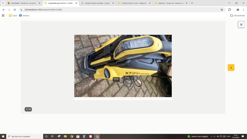 Hogedrukreiniger karcher k 7 smart control/rioolrat, Ophalen, Gebruikt, Met regelbare waterdruk, Karcher
