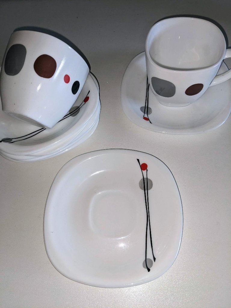 6 tasjes in Arcopal, Huis en Inrichting, Ophalen, Nieuw, Glas