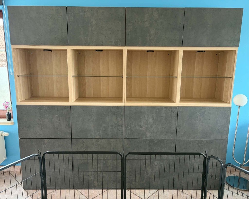 ikea kast met licht, Ophalen, 200 cm of meer, Zo goed als nieuw, 200 cm of meer