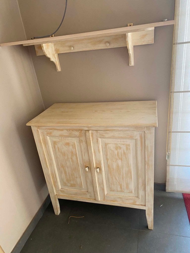 Kast, 25 à 50 cm, Avec porte(s), Moins de 100 cm, Landelijk