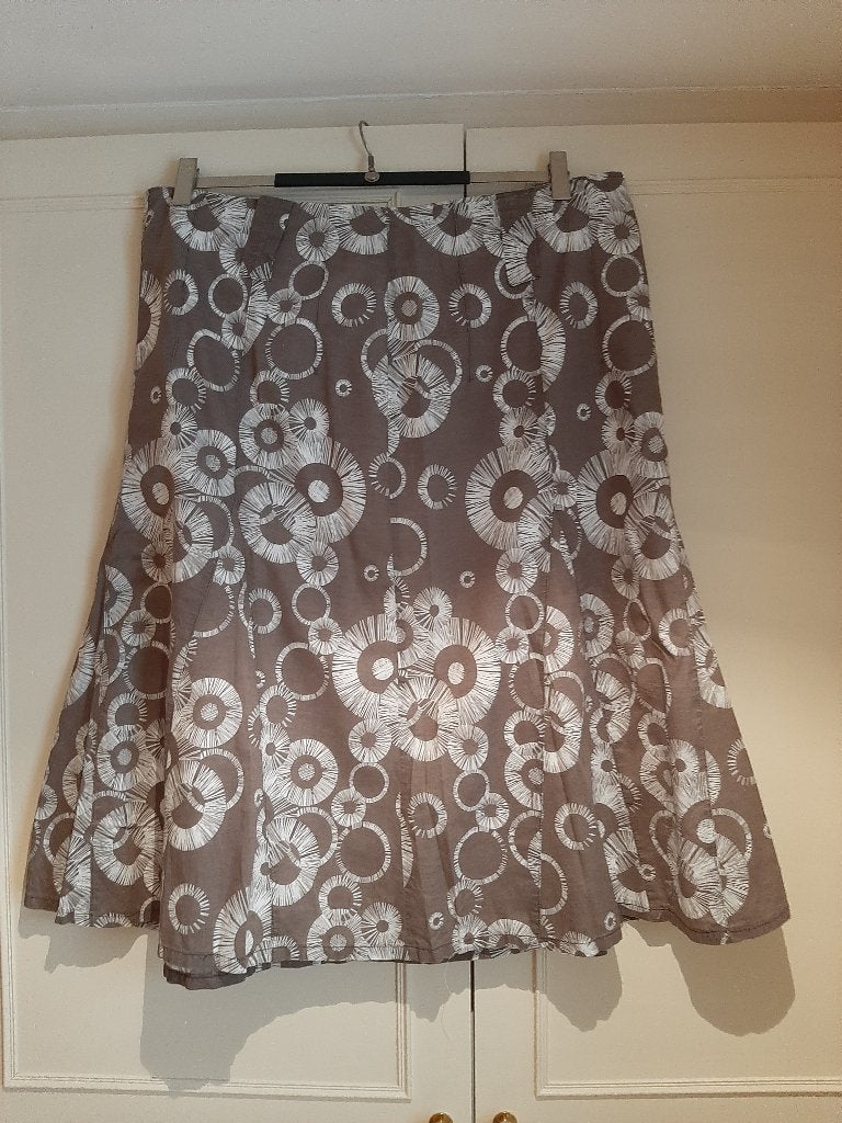 Jupe été  T:48   Paprika, Kleding | Dames, Rokken, Bruin, Maat 46/48 (XL) of groter, Ophalen of Verzenden, Knielengte