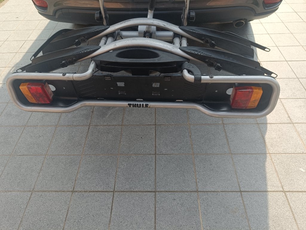 fietsdrager thule, Support d'attelage, 2 vélos, Pneus larges, Enlèvement