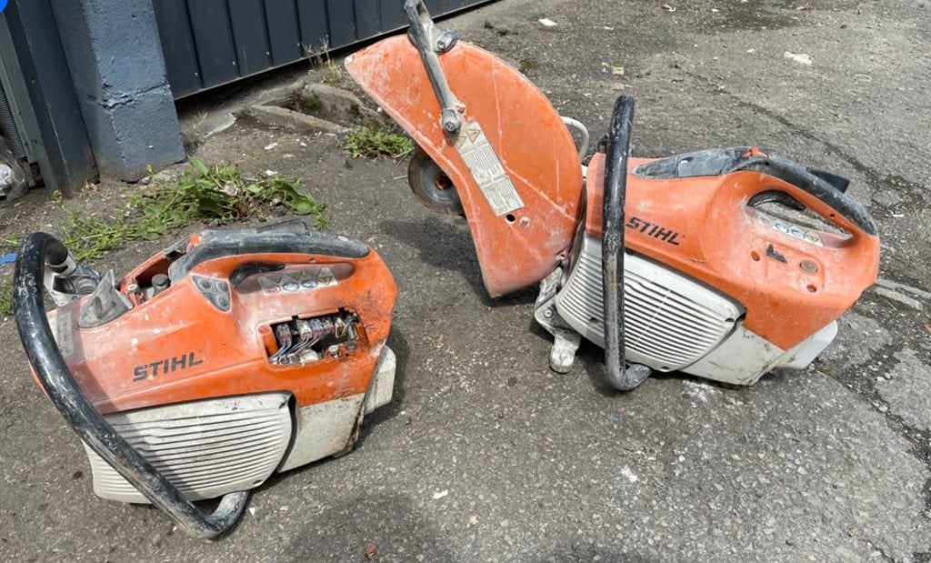 STIHL-, TS 410- of TS 420-modellen, Doe-het-zelf en Bouw, Gereedschap | Overige machines, Ophalen, Gebruikt