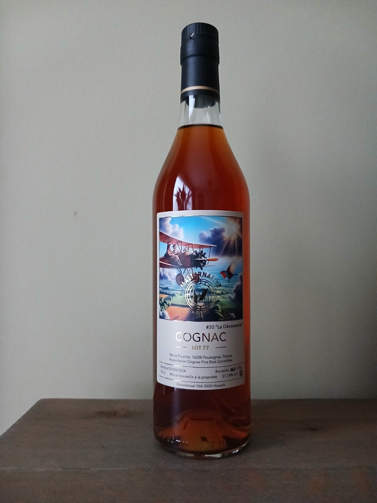 Cognac Malternative #30 La Découverte lot.77, Verzamelen, Wijnen, Ophalen