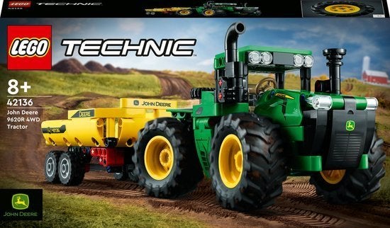 LEGO Technic 42136 John Deere 9620R 4WD Tractor, Neuf, Enlèvement ou Envoi, Lego, Ensemble complet
