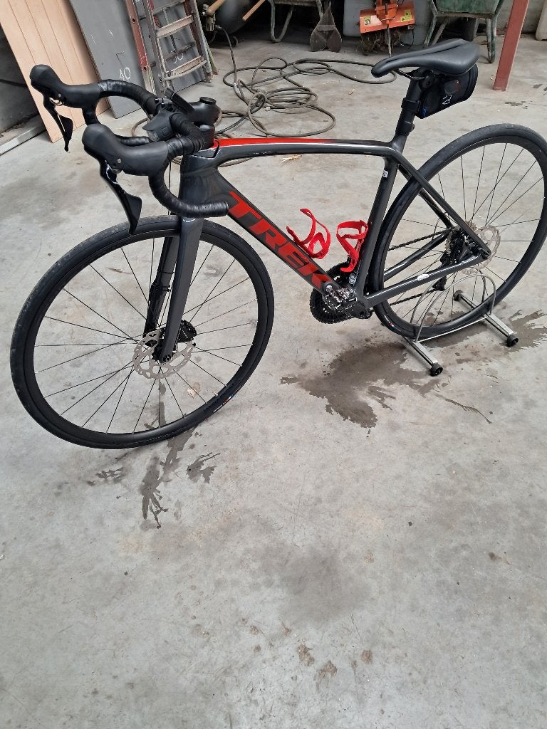 Koers fiets trek carbon, Fietsen en Brommers, Carbon, Heren, Zo goed als nieuw, Schijfrem