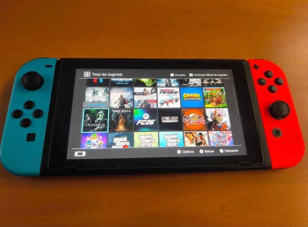 Switch Oled déjà moddé, jeux illimité gratuits, Ophalen, Switch OLED