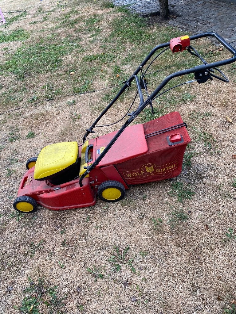Electrische grasmaaier grasmachine wolf, Tuin en Terras, Ophalen, Gebruikt, Wolf garten