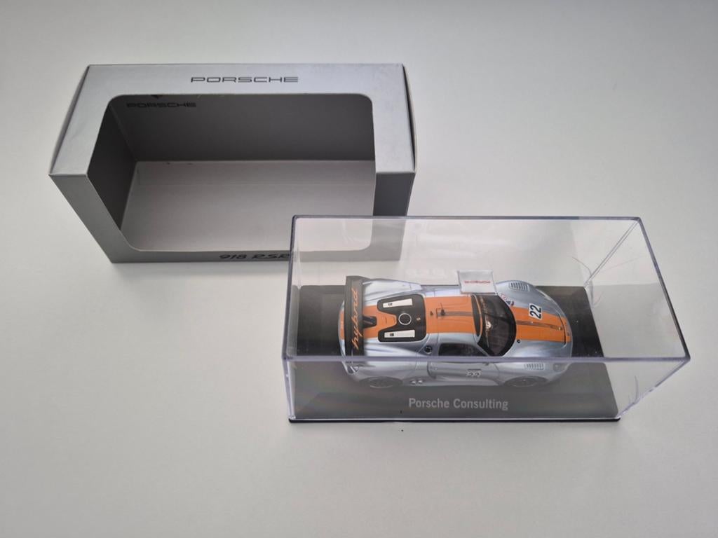 Minichamps Porsche 918 RSR Consulting WAP 020 191 0C 1/43, Enlèvement ou Envoi, Comme neuf, Voiture, MiniChamps