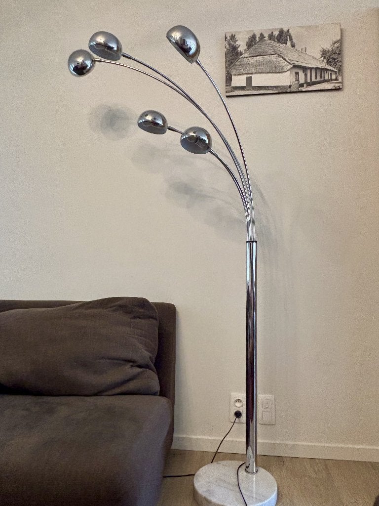 staande lamp, Ophalen, Kunststof, Gebruikt, E14 (klein)