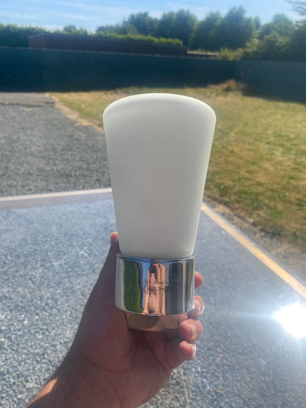 Buitenwandlamp showroommodel, Huis en Inrichting, Lampen | Overige, Ophalen, Zo goed als nieuw