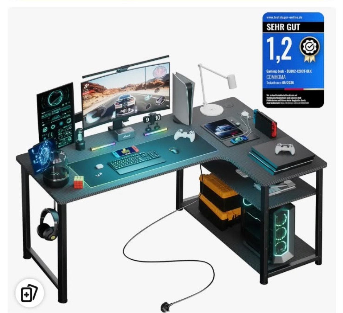 Bureau gaming, Enlèvement, Comme neuf, Bureau gaming