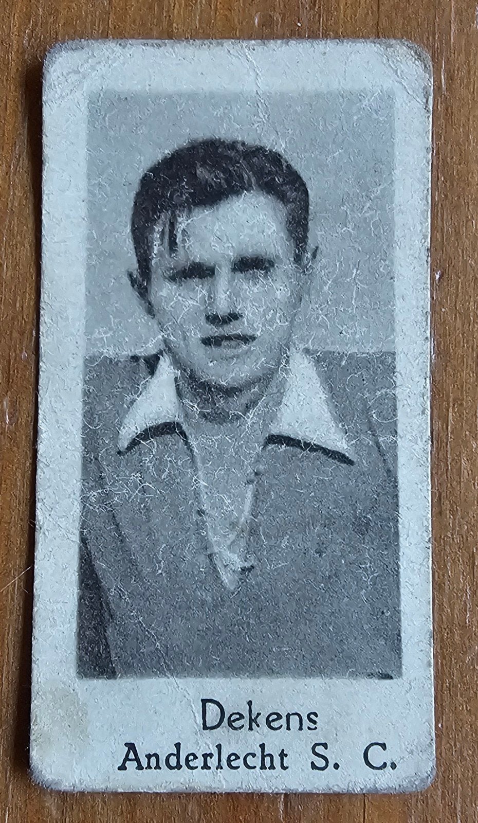 1930s Dekens (pre panini) Anderlecht Chromo Voetbal!, Hobby en Vrije tijd, Stickers en Plaatjes, Zo goed als nieuw, Plaatje, Ophalen of Verzenden