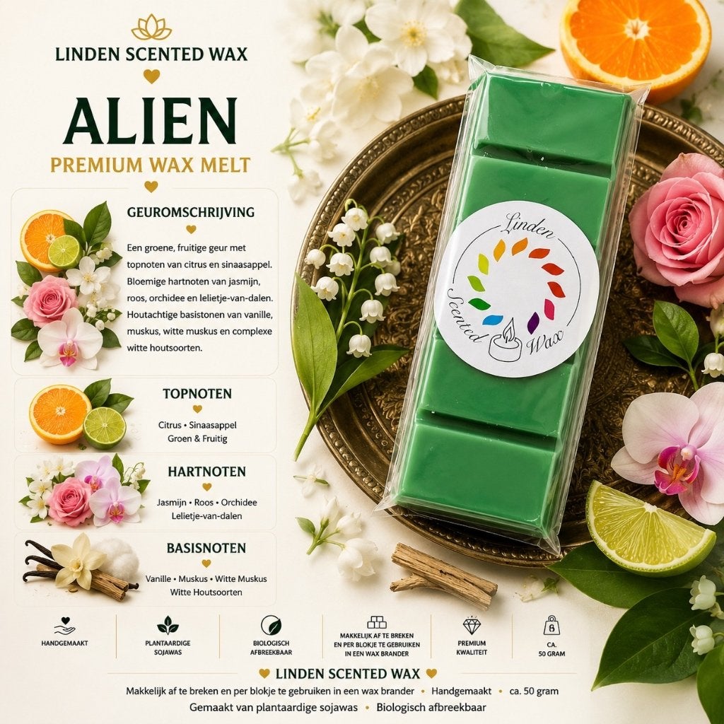 Waxmelts ALIEN, parfum, wax melt snapbar, Enlèvement ou Envoi, Neuf, Cire, Bougie