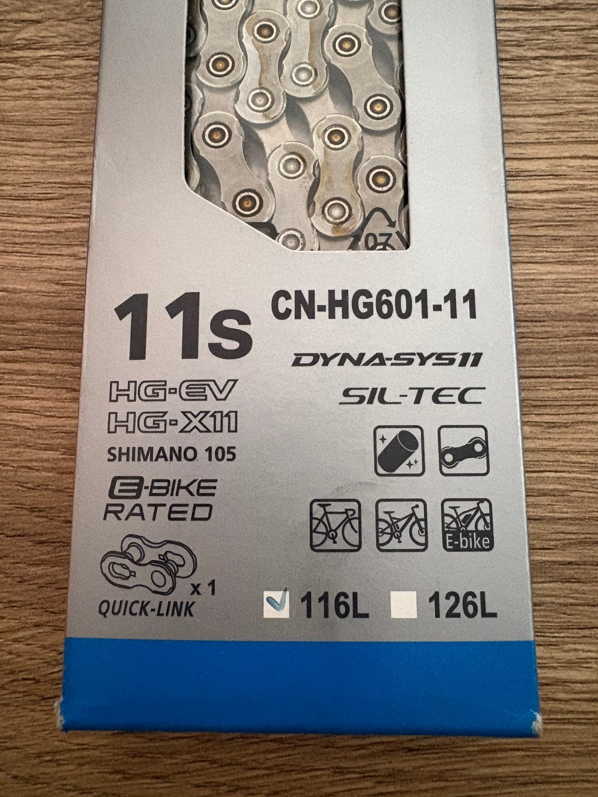 Shimano ketting 11v CN- HG601-11, Fietsen en Brommers, Racefiets, Ophalen of Verzenden, Derailleur of Ketting, Nieuw