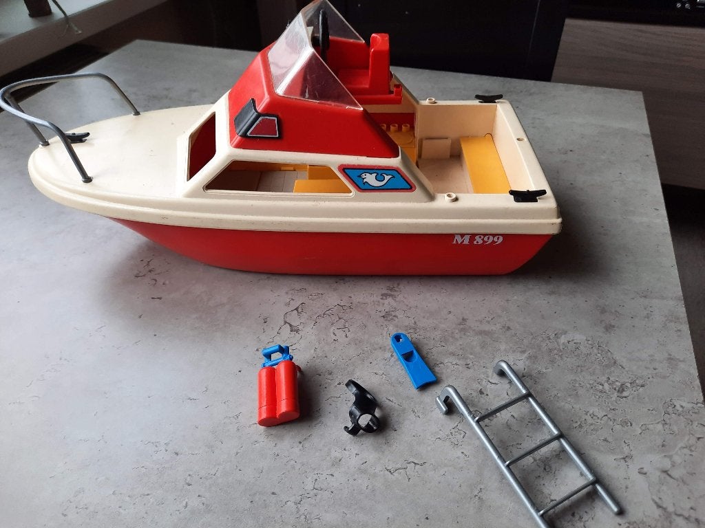 Playmobil vintage onderdelen 3498: kajuitkruiser, Ophalen, Gebruikt, Losse onderdelen