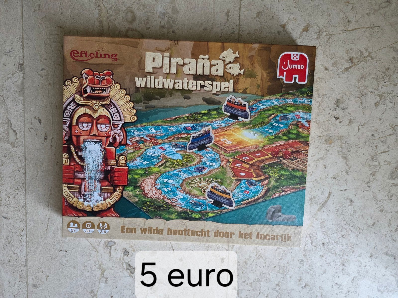 piranha efteling gezelschapsspel, Jumbo, Jeu de voyage, Enlèvement ou Envoi, Comme neuf