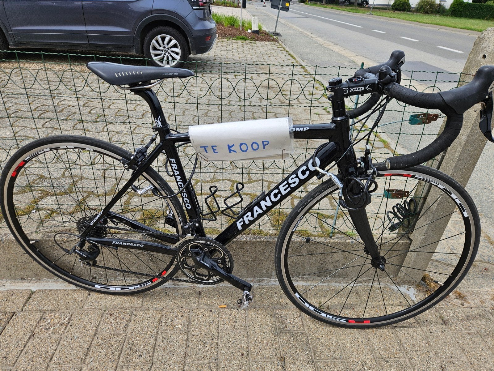 Racefiets maat 51, Ophalen