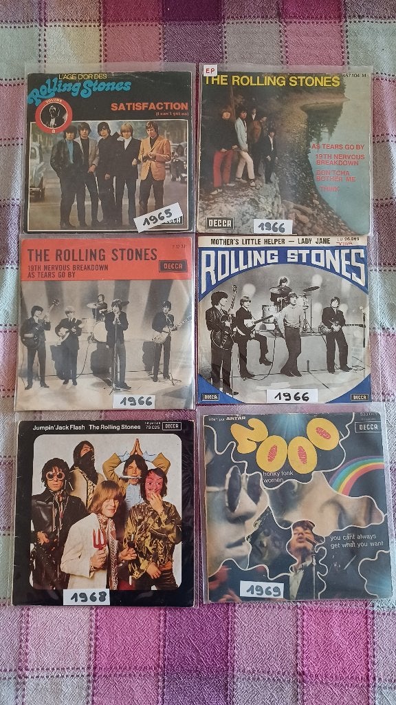 Vinyl singles The Rolling Stones, Cd's en Dvd's, EP, Ophalen of Verzenden, Gebruikt, EP
