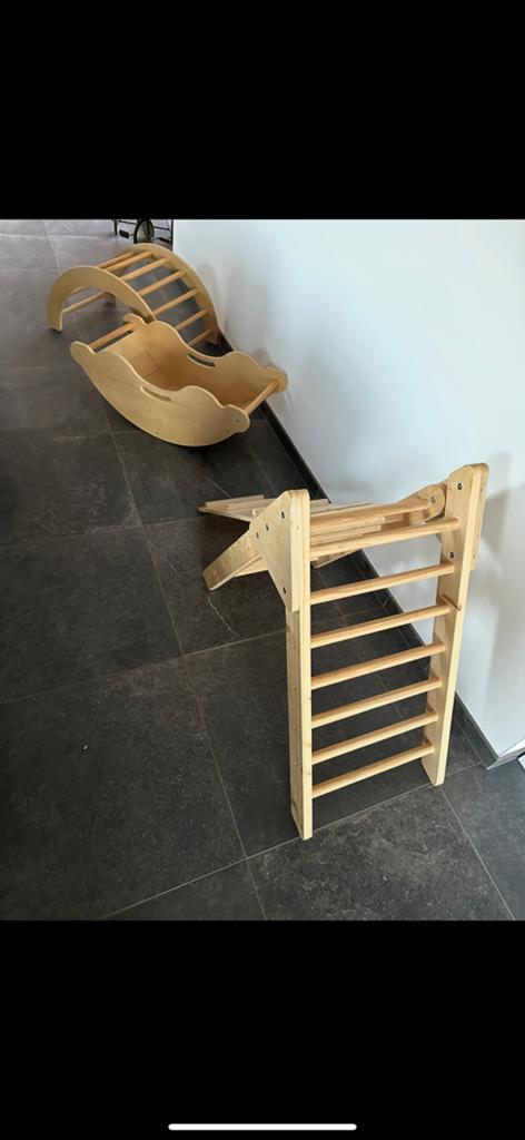 Houten turn speelgoed peuter/ kleuter, Enlèvement, Comme neuf, Autres types