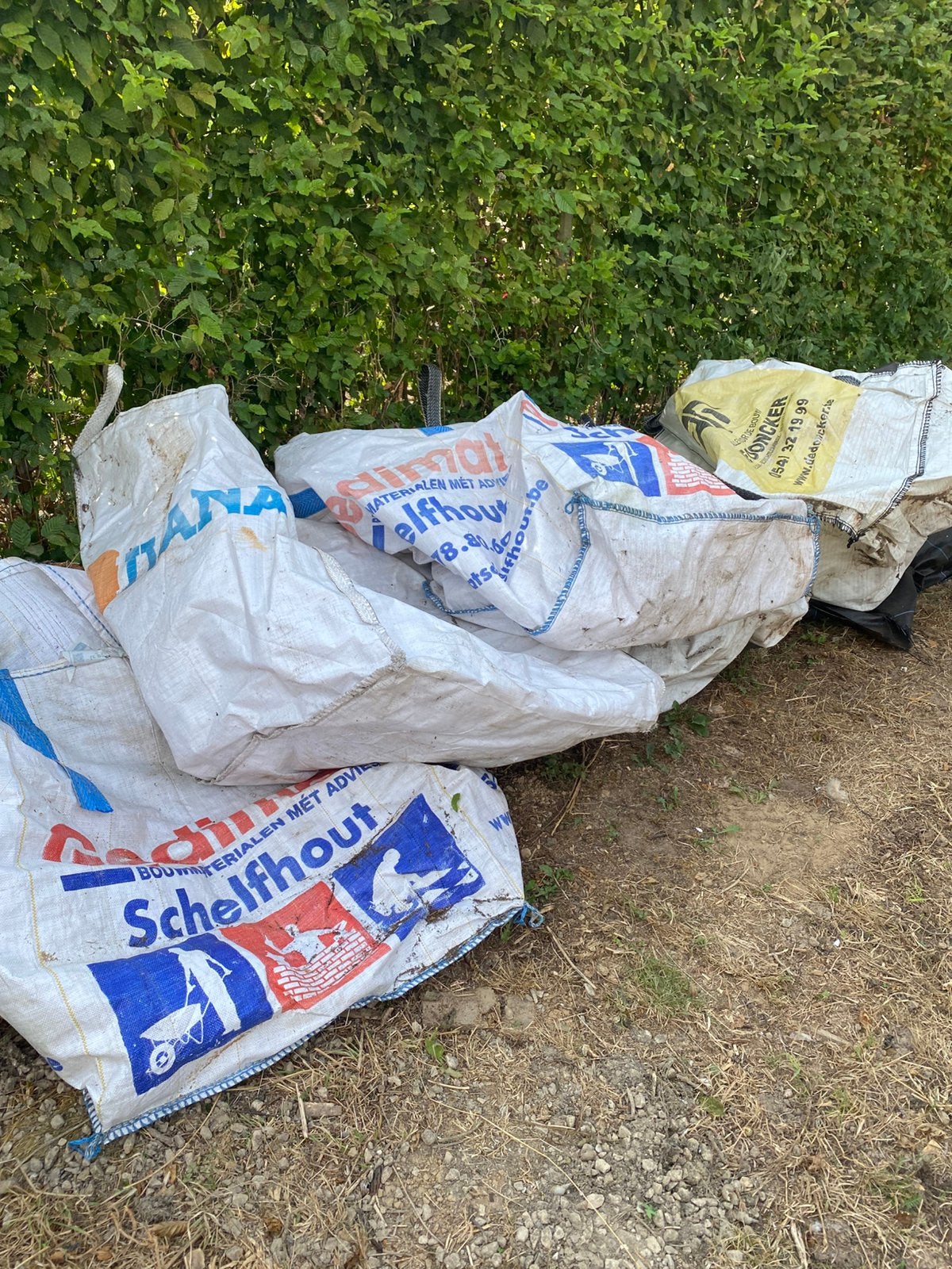 Big bag. Grote zakken, Doe-het-zelf en Bouw, Ophalen