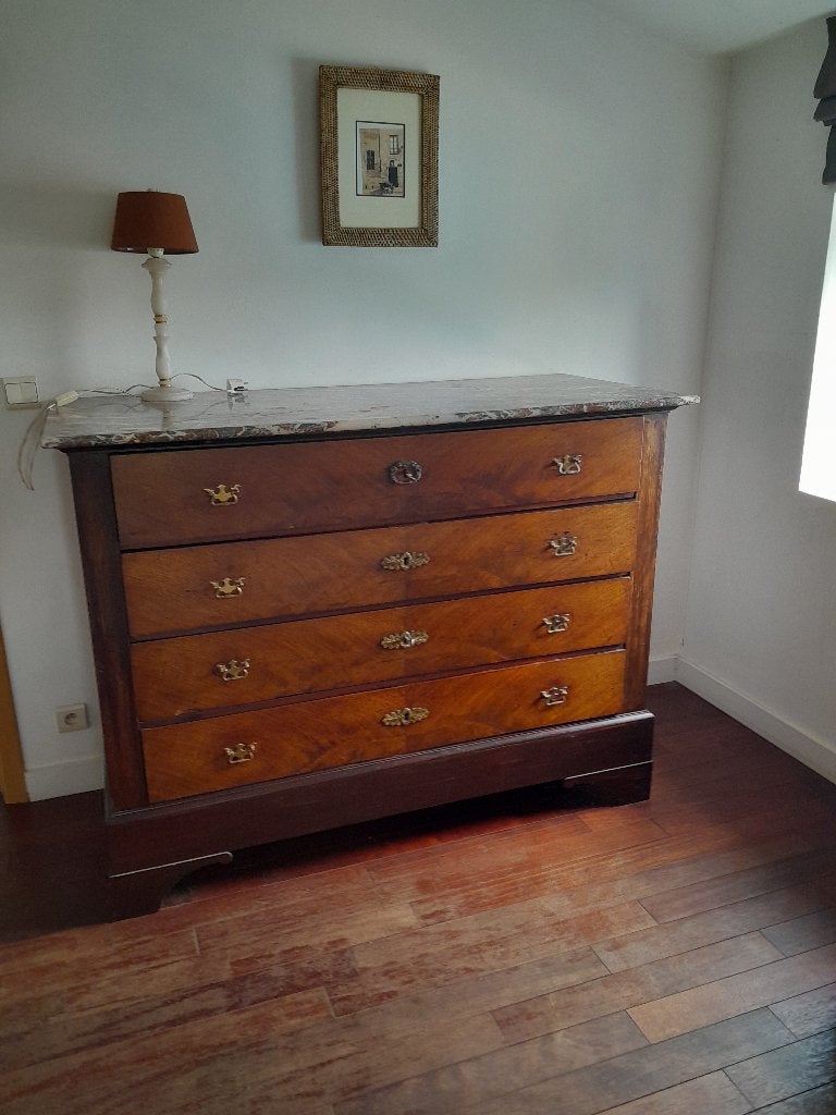 Antiek dressoir, Ophalen, Gebruikt, 3 of 4 laden, Overige houtsoorten