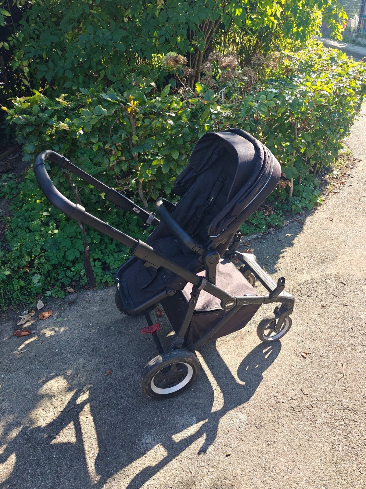 buggy kinderwagen Thule sleek tweeling, Kinderen en Baby's, Ophalen, Gebruikt, Overige merken, Regenhoes