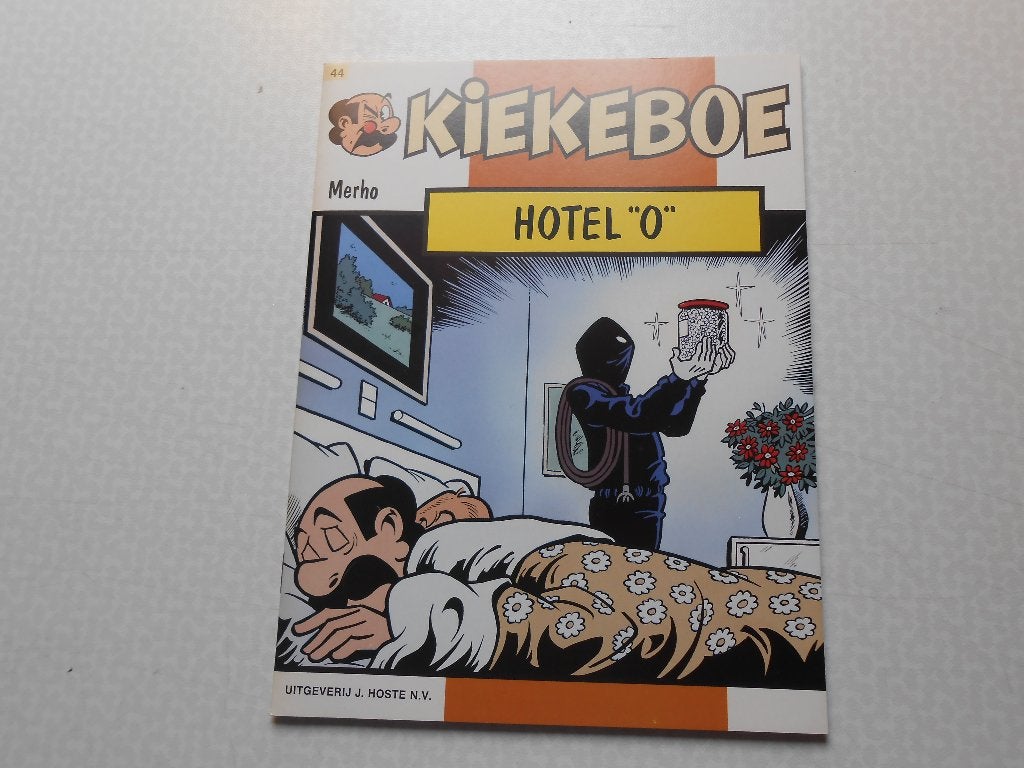 kiekeboe 44 Hotel "O" 1989 1 ste druk., Eén stripboek, Merho, Nieuw, Ophalen of Verzenden
