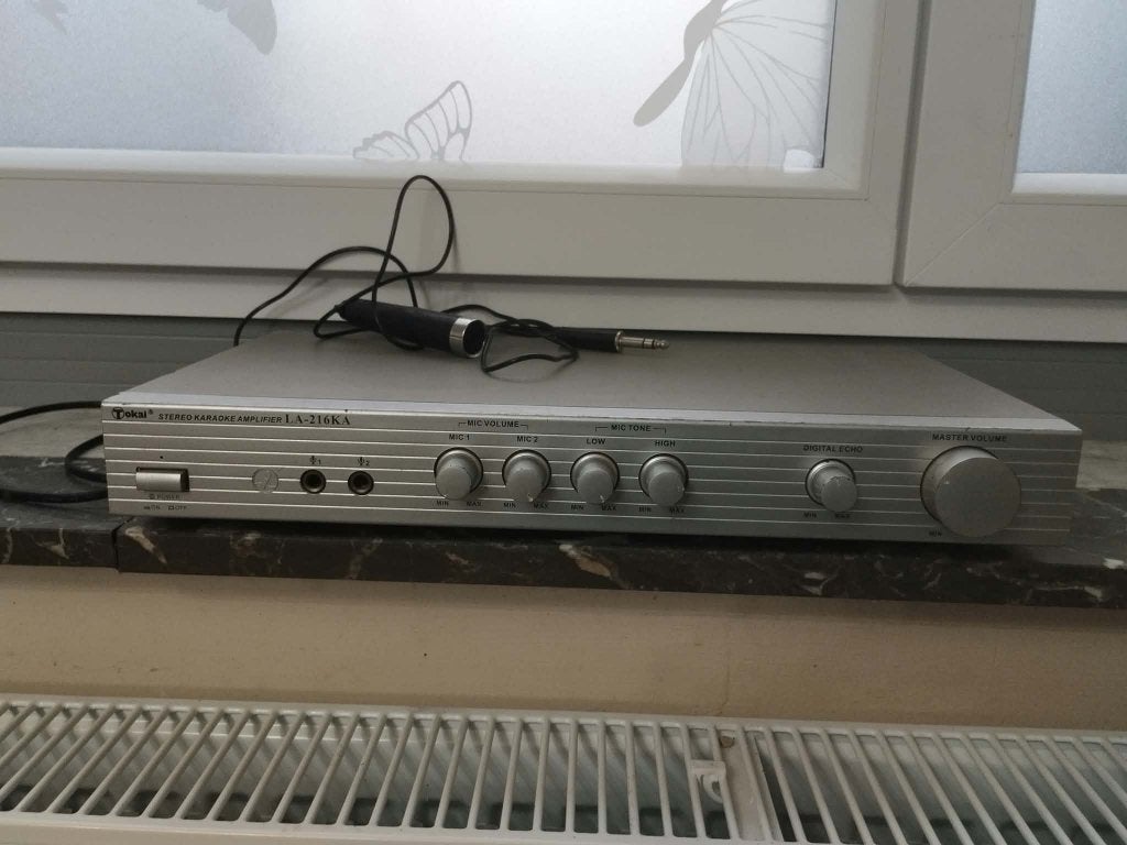 ampli et micro karaoke  tokai toshiba, Enlèvement, Utilisé
