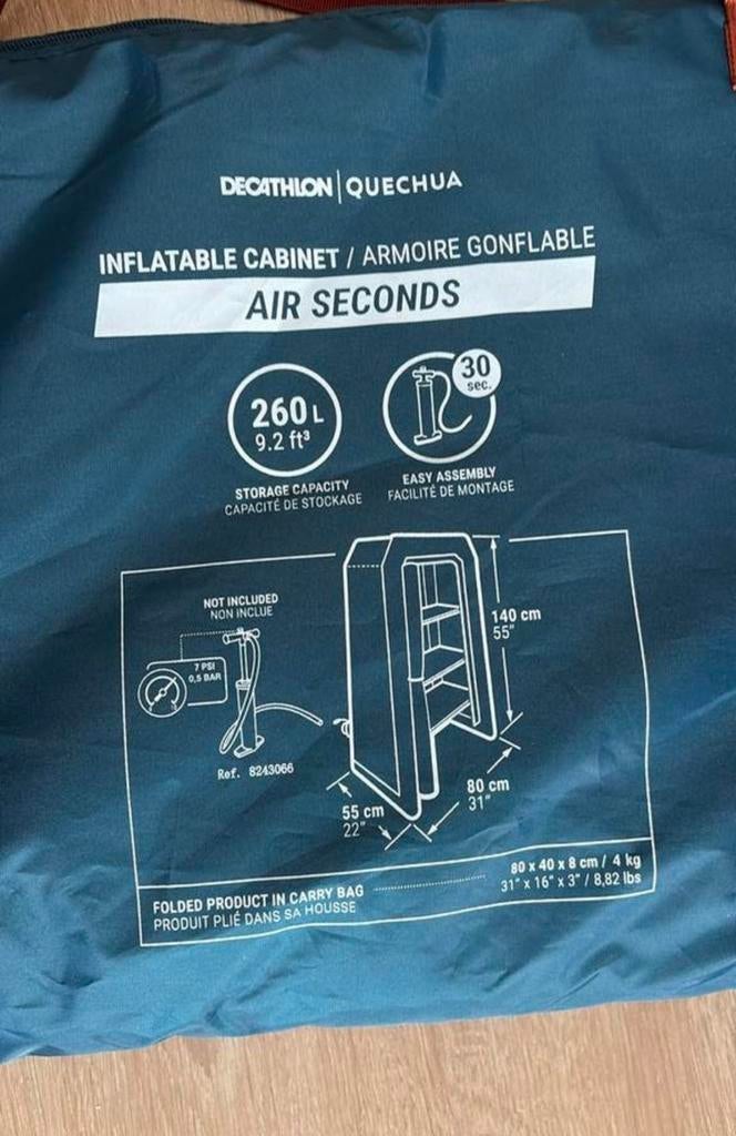 Kampeermeubilair, Ophalen, Gebruikt