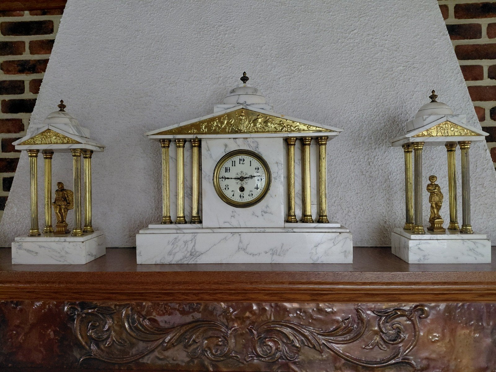 Set d'horloges Victarian., Antiquités & Art, Enlèvement