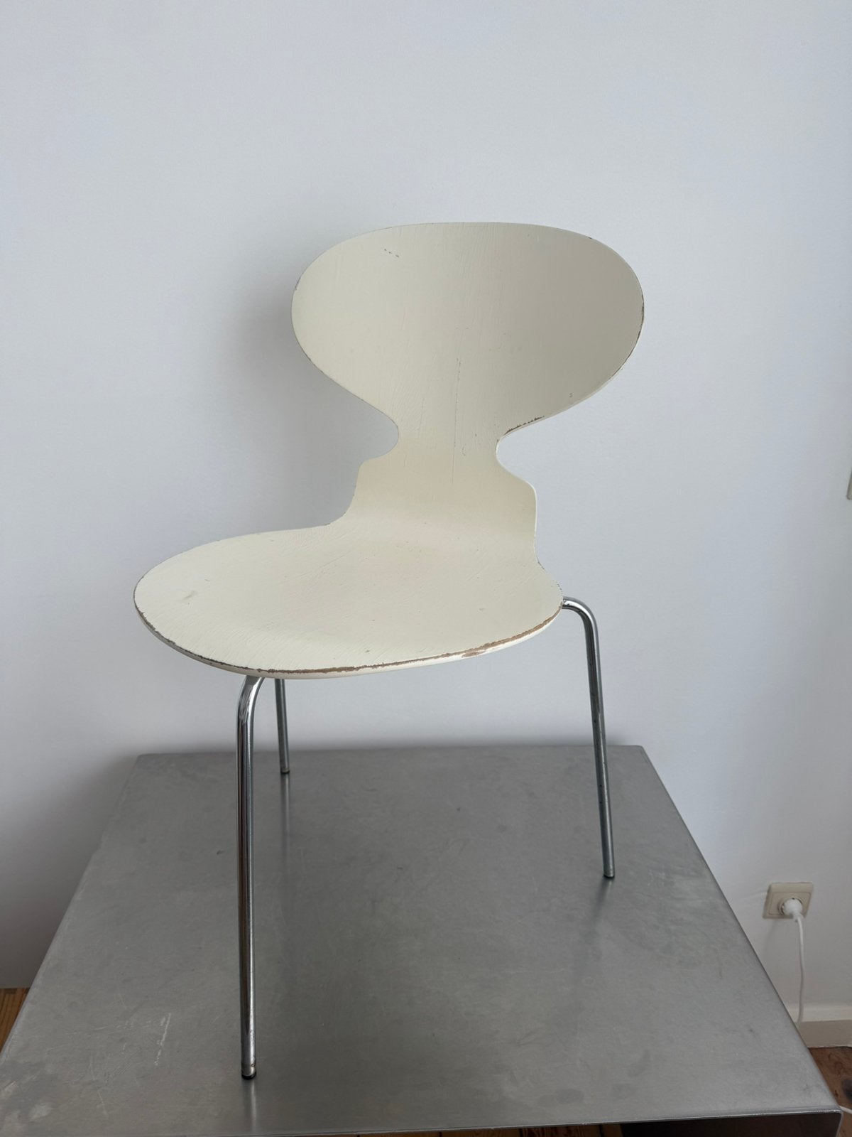Chaise design vintage fourmi Arne jacobsen - fritz hansen, Scandinave / moderne, Enlèvement, Utilisé, Une