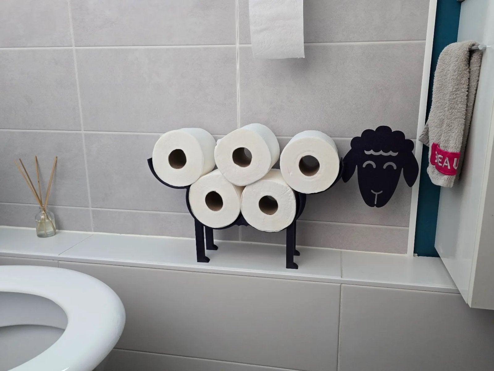 Porte-rouleau de papier toilette Shaap, Envoi, Neuf, Autres types, Moins de 100 cm