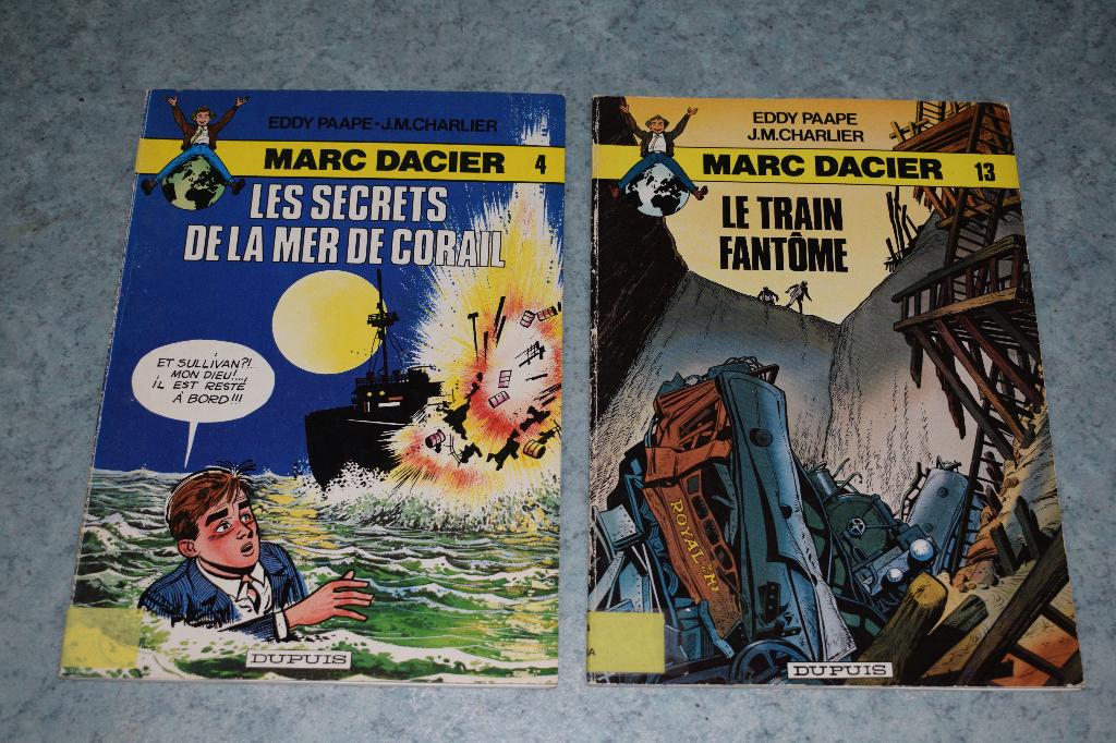 lot 2 BD marc d'acier bande dessinee, Enlèvement ou Envoi, Utilisé
