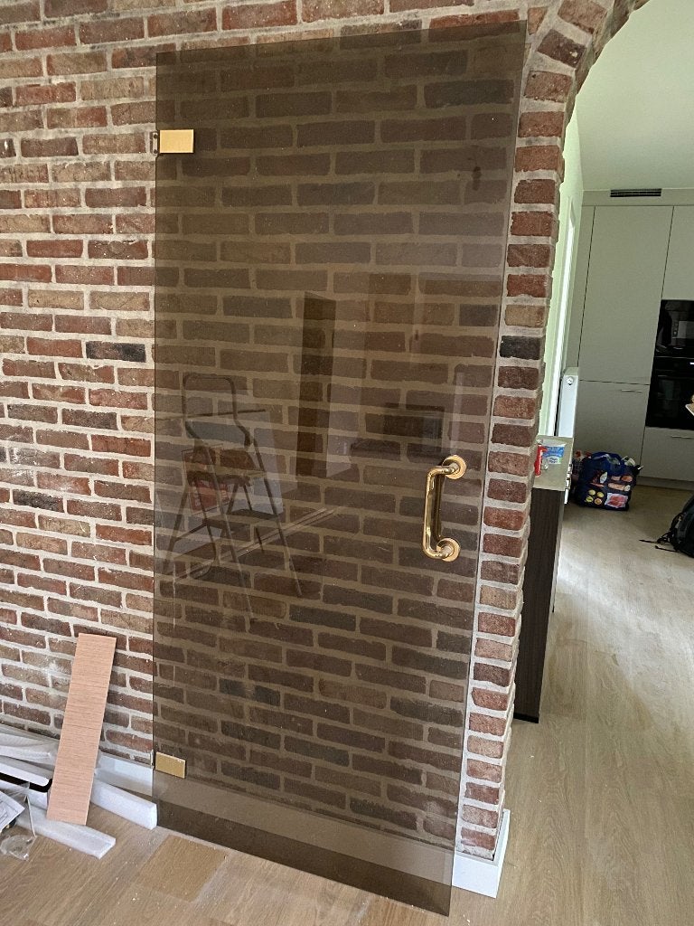 Glazen deur - gratis op te halen, Ophalen, 80 tot 100 cm, Binnendeur, 200 tot 215 cm